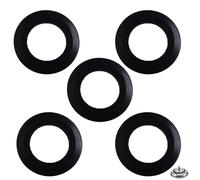 5 Pcs Sink Plug Rubber Seal O-Rings for Kitchen & Bathroom Sink Drain,Black