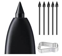 5 PCS Soft Tips/Nibs for Samsung Galaxy Tab S7 Plus / S7 FE / S7 S Pen Tips Replacement Soft Nibs [0.7mm] [4096 Pressure Sensor] for Tab S7 Nibs/Tab S7 FE Nibs / S7 Plus Nibs (5*Soft/Black)