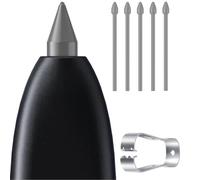 5 PCS Soft Tips/Nibs Replacement for Samsung Galaxy Tab S6/ S7/ S8/ S9/ S10 Ultra, Note10/20, Soft Tips for Galaxy S22/ S23/ S24 Ultra S Pen (Gray*5)