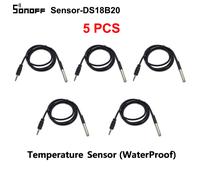 5 Pcs Sonoff DS18B20 Waterproof Temperature Sensor for Sonoff TH10 & TH16