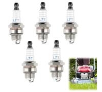 5 PCS Spark Plug Compatible with BPMR7A, Replacement for L7T CJ8 RCJ6Y RCJ7Y & More Types, Fit for Stihl & Husqvarna Chainsaw, Lawn Mower, Trimmer and Other Small Engines