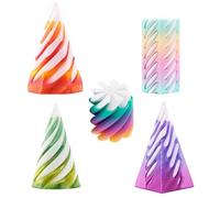 5 PCS Spiral Cone Fidget, Cone Fidget, Impossible Cone, Pyramid Suitable for Enthusiasts Pursue Tactile Stimulation and Enhance Sensory Response Abilities