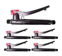 5 Pcs Sprayer Handle Parts, 7.2 in / 18.3 cm Shut Off Valve Assembly with M14 M18 Connector, Screen Mesh, One Click Switch, for Garden and Agricultural Water Sprayer Replacement Part