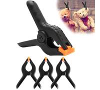 5 Pcs Spring Clamps Heavy Duty Spring Grip Clips for Woodwork Tension Clamps Extra Strength and Grip Clips for Photography Studio Greenscreen Background Stand & DIY Projects