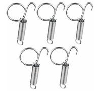 5 PCS Spring Hooks for Rabbit Cage - Multifunctional Spring Door Latch for BIRDCAGES, Pet Cages - Fixing Rabbit, Dog, Cat, Parrot, Guinea Pig, Bunny Doors