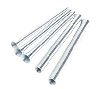 5 Pcs Spring Tube Bender Set, Steel Hand Tool for Copper Pipe Bending, Compatible with HVAC Air Conditioning Pipes, 1/4, 5/16, 3/8, 1/2, 5/8 Inch