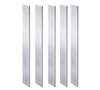 5 Pcs Square Flat Bar 250mm Long, 4mm X 10mm X 250mm Aluminum Flat Plate, 6061 Aluminum General Purpose Plate