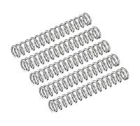 5 Pcs Stainless Steel Compression Spring, 1.4 mm x 20 mm x 60 mm Silver Pressure Springs