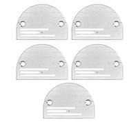 5 Pcs Stainless Steel Heavy Duty Needle Plate,Universal Sewing Machine Accessories with Magnetic Seam Guide for Industrial Sewing Machines