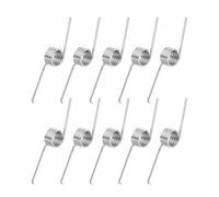 5 PCS Stainless Steel Torsion Spring, 0.45 mm Wire Diameter x 6 mm OD, 3 Turn, 270 Angle, V-Shaped Return Spring for Repairs and Replacement,0.45x6mm x 3Turns x 270°