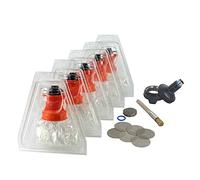 5 Pcs Standard Replacement Bag for Volcano Vapouriser,Easy Valve Bags Replacement With Adapter