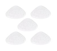 5 Pcs Steam Mop Replacement Pads Compatible with Vileda- Microfibre Reusable Cleaning Pads for Steam Mop, Strong Dirt Removal, Machine Washable, Durable Refill Cloths for Hardwood, Tile & Laminate Flo