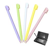 5 Pcs Stylus Pens Compatible with Nintendo DS, Mini Stylish Colourful Touch Screen Stylus Pen Plastic Replacement Stylus Compatible with Nintendo NDS NDSL NDSI (Light Purple White Yellow Apple Green