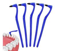 5 PCS Teeth Stain Eraser,Professional Plaque Remover for Teeth,Teeth Polishing Cleaning Kit,Professional Tartar Cleaning Tool Removes Plaque and Impurities Whitening Oral Hygiene Care Tool (Blue)