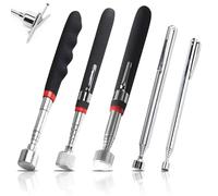 5 PCS Telescopic Magnetic Pickup Tool, Magnetic Retrieval Tool, Extendable Magnet Pickup Tool Magnetic Stick, Screw Magnet Pickup Tool Magnet on A Stick (1.5LB 3LB 10LB 15LB 20LB)