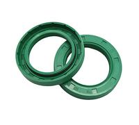 5 Pcs TG-Type Green Nitrile Rubber Oil Shaft Seal Inner Diameter 15mm, Outer Diameter 30mm Three-lip Radial Shaft Seal Gasket with External Thread, 15x30x8mm