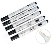 5 PCS Thermal Printer Cleaning Pens Printhead Cleaner Kit Printing Machine Dust Dirt Removal Pen Print Head Maintenance Cleaning Tool Electronic Face Sheet Printing Head Stain Remover Pens