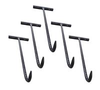 5 Pcs Threaded Steel Drain Grate Lifter, Φ3/8" 1/2" Portable Manhole Hooks Puller, 35-95cm Long Removal Sewer Cover Lifting Key, Easy to Operate (Color : 3/8" - 75cm(29 1