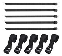 5 PCS Tie Down Straps,Ratchet Straps with Cam Buckle