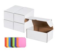 5 Pcs Trading Card Storage Box, Mtg Card Storage with 8 Trading Card Dividers, Cards Organizer for Soccer Basketball Trading Gaming Sports Cards Collecting
