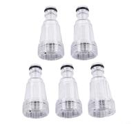 5 Pcs Transparent Plastic Water Filter For K2 K3 K4 K5 K6 For K7 Series Pressure Washers With G3/4 Inch Interface Diameter And 25mm Pitch Max 175 Psi