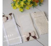 5 Pcs TV Remote Control Cover Set, Beige Polyester Fiber Remote Protector with Lace Trim, Starry Pattern, Home Decor Accent, Includes 9.1 in, 7.9 in, 6.7 in Sizes for Multiple Remotes