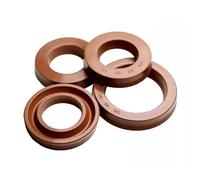 5 Pcs UN Type Ring, FKM Oil Seal 12 mm x 24 mm x 6 mm, Fluoro Rubber Sealing Ring Gasket