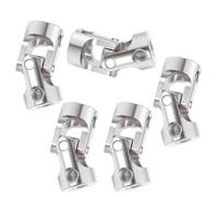 5 Pcs Universal Joint Steel Shaft Coupler for Rc Car and Model Ships
