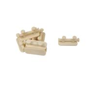 5 PCS Unpainted Resin Bollard Set - Model Boat/Ship Upgrade Decoration Part(24 * 10 * 11mm)