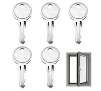 5 Pcs UPVC Window Handle Key for Securistyle Window Lock, Universal UPVC Windows Lock Keys Replacement Spare Keys