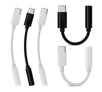 5 Pcs USB C to 3.5mm Jack Adapter, Type C to 3.5mm Jack, Type C Headphone Adapter Compatible with Samsung, Huawei, Honor, OPPO, Oneplus