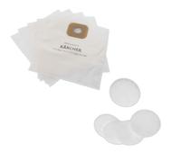 5 Pcs. Vacuum Cleaner Bags Compatible With Karcher T7/1 T8/1 T9/1 T11/1 Pro T 200 Replacement To 6.904-084.0 with Motor Protection Filter