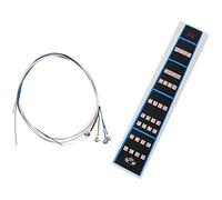 5 Pcs Violin Accessories:1 Pcs Finger Guide/Fingerboard Sticker & 4 Pcs Violin Strings E-A-D-G Steel+Nickel