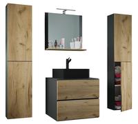 5 pcs. washbasin bath 60 cmLendas XL 150x127x52 - VCM