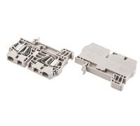 5 pcs - Weidmuller ZDU Series Brown Feed Through Terminal Block, 6mm², Single-L