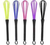 5 Pcs Whisk to Mix Hair Coloring Salon Hairdressing Plastic Blender Stirrer for Kitchen or Hair Dye Kitchen Tools and Gadgets