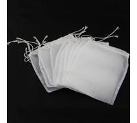 5 Pcs White Nylon Straining Bag - Fine Mesh - Homebrew Beer Wine Cider Dry Hop Strainer Bag and Brewing,Brewing Supplies(6 x 7.8 inch(Width x Height)),Beer Brewing Filters and Straining