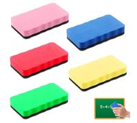 5 Pcs Whiteboard Rubber,White Board Erasers Magnetic,White Board Rubber,Magnetic Whiteboard Eraser,Colorful whiteboard Eraser,Clear The whiteboard in Your Home Office Area to Keep The Space Tidy