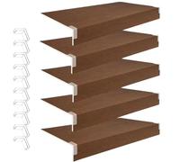 5 Pcs Wire Shelf Covers for Metal Shelving, Custom Sizes 9-20" Width, Durable Pantry & Closet Organizer, 20" L x 12" D x 2" H Upgrade for Efficient Storage