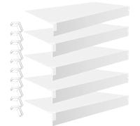 5 Pcs Wire Shelf Covers for Pantry & Closet - Custom Sizes 9, 12, 16, 20" - Durable Metal Wire Shelving Protection, 20" L x 16" D x 2" H, Upgrade Your Storage Solutions