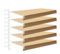 5 Pcs Wire Shelf Covers for Pantry & Closet - Custom Sizes 9, 12, 16, 20 Widths - Durable Metal Wire Shelving Covers, 20" L x 12" D x 2" H, Upgrade Your Closet Storage Solutions