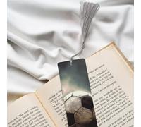5 Pcs Wooden Bookmark for Men Women Wood Bookmarks with Holes and Tassels Vintage Bookmark Sport Soccer Wood Hanging Tags Ornaments Handmade Craft Book Marks for Gifts