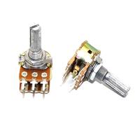5 PCS WTH148 6 Pin Linear Taper Rotary Potentiometer 1K 5K 10K 20K 50K 100K 500K 1M Ohm 20mm Shaft 148 Variable Resistors(1K Ohm)