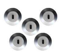 5 Pcs Zinc Alloy Laptop Security Locks, Adhesive Anti-Theft Plates, 1.3 In / 3.4 Cm Cable, Easy Installation For Notebooks And Tablets