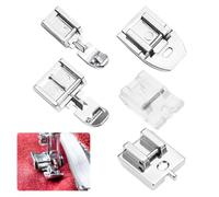 5 PCS Zipper Foot for Sewing Machine,Walking Foot for Sewing Machine,Invisible Zipper Foot,Compatible with Brother Singer Janome Household Low Shank Sewing Machines