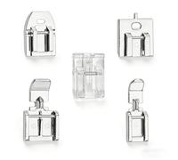 5 Pcs Zipper Foot Set for Sewing Machine - Invisible Zipper and Walking Foot Accessories - Compatible with Low Shank Sewing Machines Including Singer and Janome Models