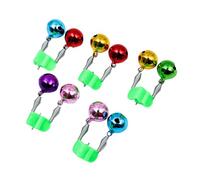 5 Pcs ZONADAH Rod Rivets Bite Alarms Warning Bells Clips Double Ring Indicator for Sea Pole Fishing
