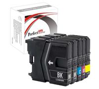 5 PefectPrint Compatible Ink Cartridge for Brother Printer MFC J220 J265W J410 J415W J615W DCP J125 J315W J515W