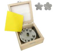 5 Petal Flower Disc cutter 2in1 Disc cutter set of 10 | 5mm to 16mm Cutting Tool