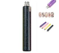 5 Petal Flower Nail Dotting Pen, One Stroke Floral Design Tool for DIY Nail Art, 1.8mm Stainless Steel Tips for Beginners and Professionals, Manicure Accessory for Pattern Embossing